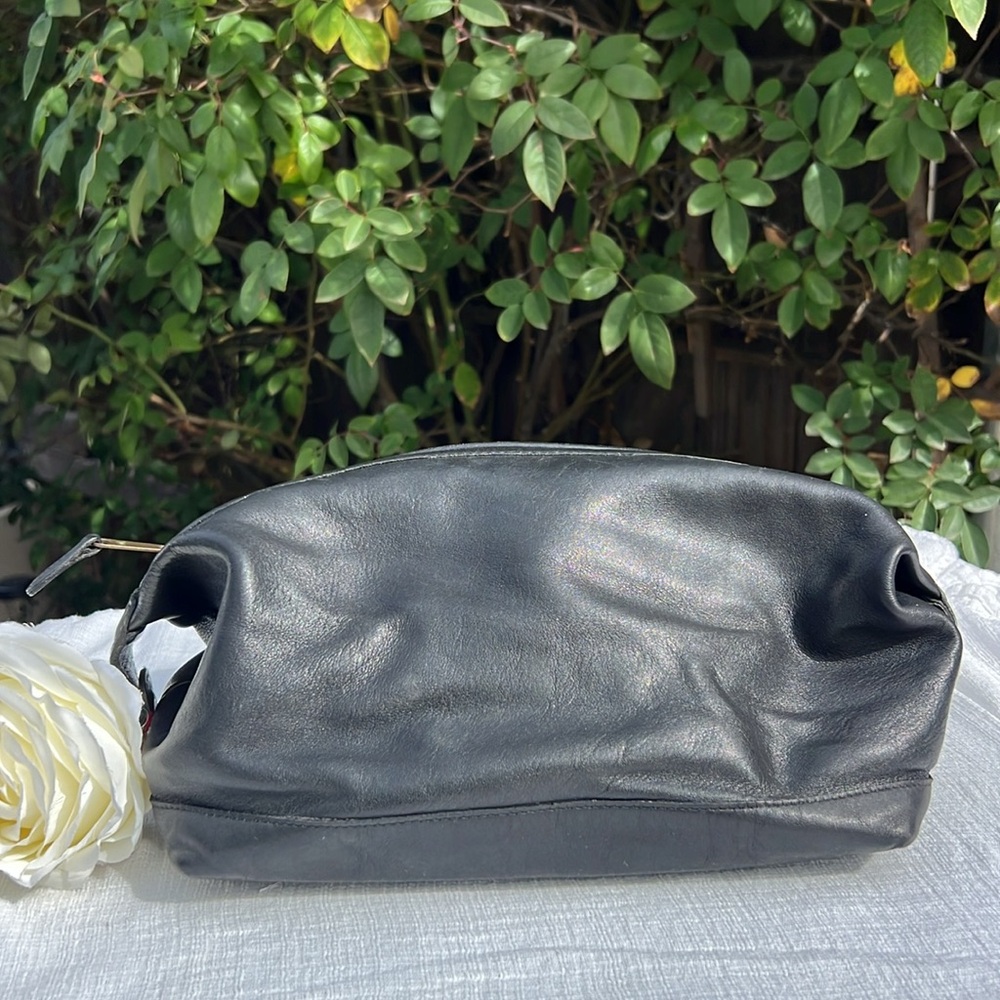 COACH Vintage Large Travel DOPP Toiletry Case Cosmetic Bag Leather.❤️UNISEX - Picture 6 of 16